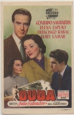 PROGRAMA DE CINE: DUDA