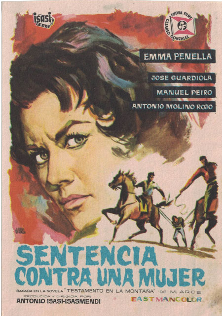 PROGRAMA DE CINE. SENTENCIA CONTRA UNA MUJER