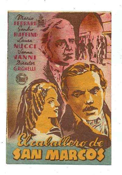 PROGRAMA DE CINE:EL CABALLERO DE SAN MARCOS