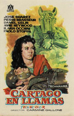 PROGRAMA DE CINE. CARTAGO EN LLAMAS