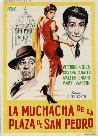 PROGRAMA DE CINE: LA MUCHACHA DE LA PLAZA DE SAN PEDRO