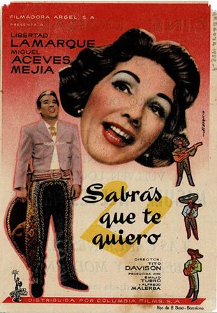 PROGRAMA DE CINE: SABRÁS QUE TE QUIERO