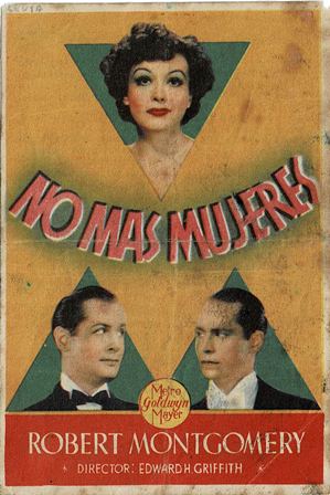 PROGRAMA DE CINE: NO MÁS MUJERES