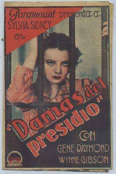 PROGRAMA DE CINE:DAMAS DEL PRESIDIO