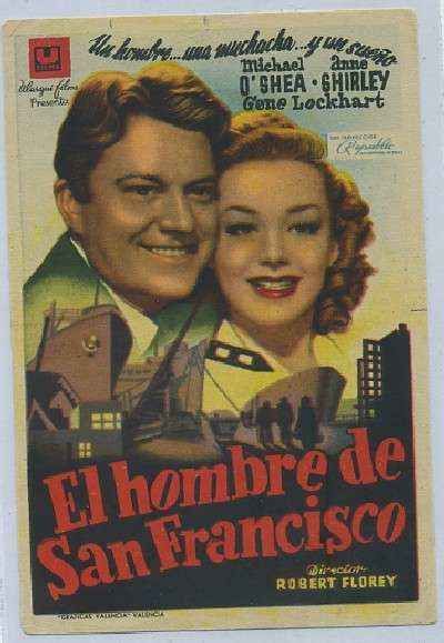 PROGRAMA DE CINE: EL HOMBRE DE SAN FRANCISCO