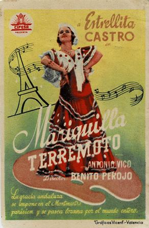 PROGRAMA DE CINE: MARIQUITA TERREMOTO