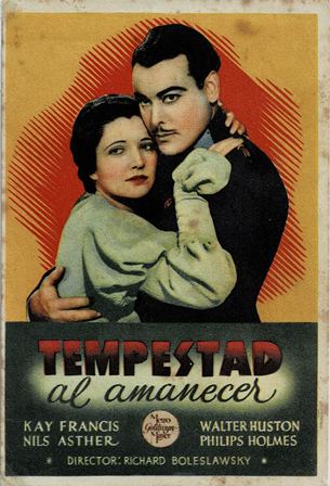 PROGRAMA DE CINE: TEMPESTAD AL AMANECER