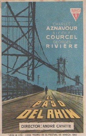 PROGRAMA DE CINE: EL PASO DEL RHIN