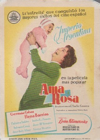 PROGRAMA DE CINE: AMA ROSA