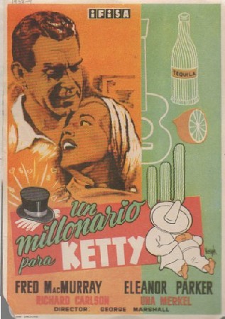 PROGRAMA DE CINE: UN MILLONARIO PARA KETTY