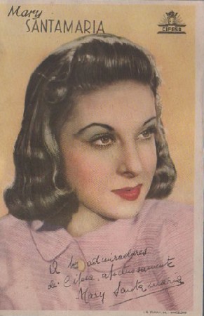 PROGRAMA DE CINE: MARY SANTAMARIA