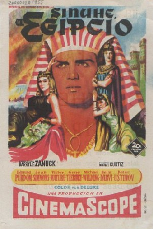 PROGRAMA DE CINE. SINUHÉ EL EGIPCIO.