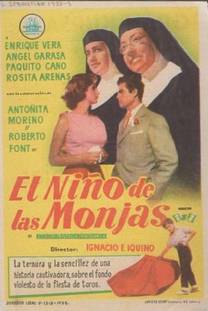 PROGRAMA DE CINE. EL NIÑO DE LAS MONJAS