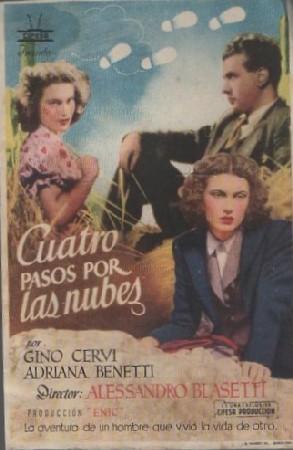 PROGRAMA DE CINE. CUATRO PASOS POR LAS NUBES