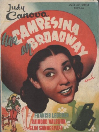 PROGRAMA DE CINE. UNA CAMPESINA EN BROADWAY