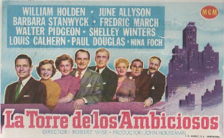 PROGRAMA DE CINE. LA TORRE DE LOS AMBICIOSOS