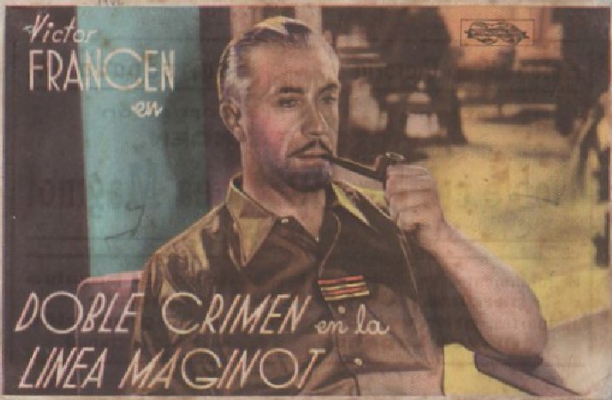 PROGRAMA DE CINE. DOBLE CRIMEN EN LA LÍNEA MAGINOT