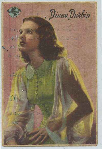 PROGRAMA DE CINE: DIANA DURBIN