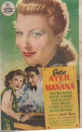 PROGRAMA DE CINE. ENTRE AYER Y MAÑANA