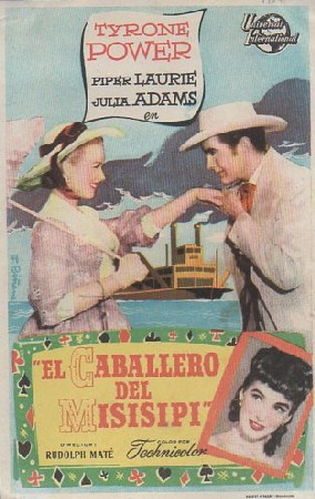 PROGRAMA DE CINE. EL CABALLERO DEL MISISIPI