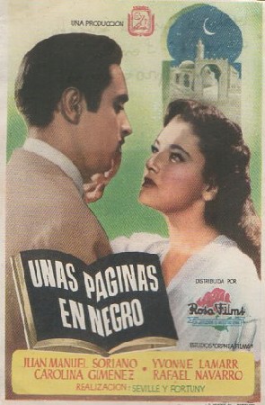 PROGRAMA DE CINE. UNAS PÁGINAS EN NEGRO