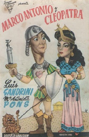 PROGRAMA DE CINE. MARCO ANTONIO Y CLEOPATRA