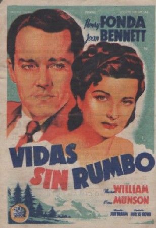 PROGRAMA DE CINE. VIDAS SIN RUMBO