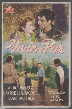 PROGRAMA DE CINE. VIVIR EN PAZ