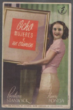 PROGRAMA DE CINE. OCHO MUJERES Y UN CRIMEN