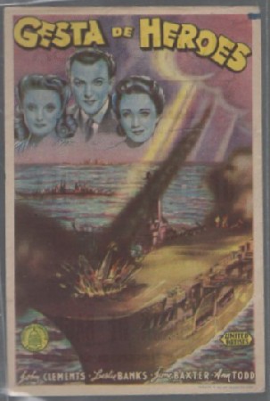 PROGRAMA DE CINE. GESTA DE HEROES