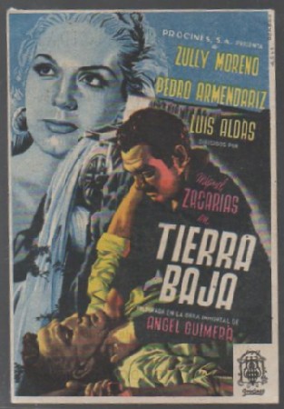 PROGRAMA DE CINE. TIERRA BAJA
