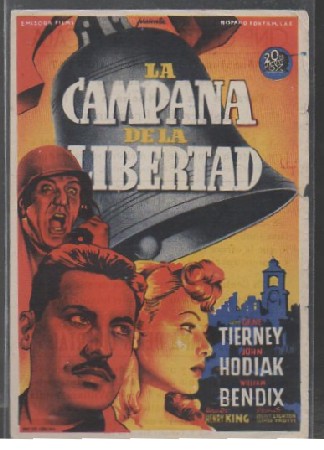 PROGRAMA DE CINE. LA CAMPANA DE LA LIBERTAD
