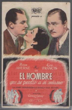 PROGRAMA DE CINE. EL HOMBRE QUE SE PERDIÓ A SÍ MISMO