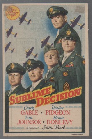 PROGRAMA DE CINE. SUBLIME DECISIÓN