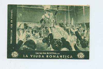 PROGRAMA DE CINE-POSTAL: LA VIUDA ROMÁNTICA
