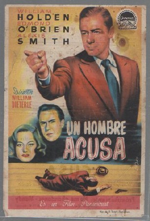 PROGRAMA DE CINE. UN HOMBRE ACUSA
