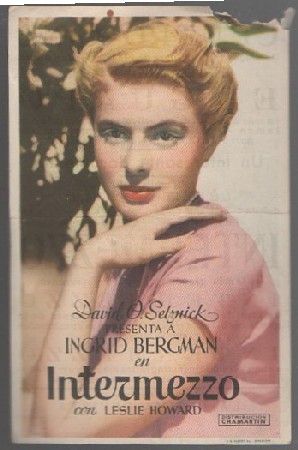 PROGRAMA DE CINE. INTERMEZZO