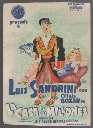 PROGRAMA DE CINE. LA CASA DE LOS MILLONES