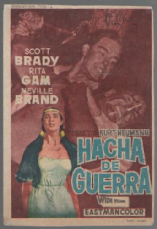 PROGRAMA DE CINE. HACHA DE GUERRA