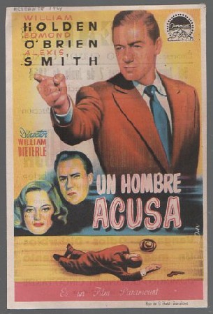 PROGRAMA DE CINE. UN HOMBRE ACUSA