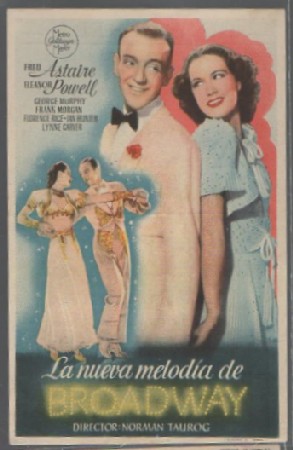 PROGRAMA DE CINE. LA NUEVA MELODÍA DE BROADWAY