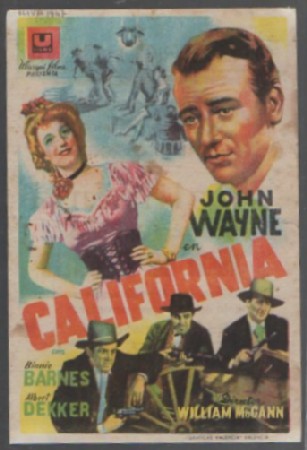 PROGRAMA DE CINE. CALIFORNIA