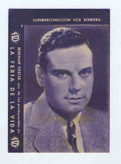 PROGRAMA DE CINE-TARJETA:LA FERIA DE LA VIDA