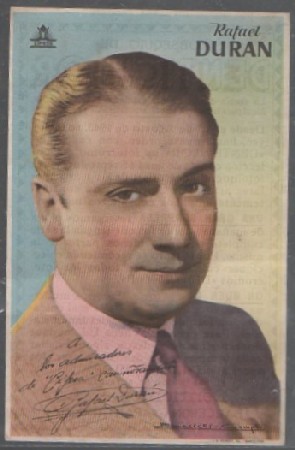 PROGRAMA DE CINE. RAFAEL DURÁN