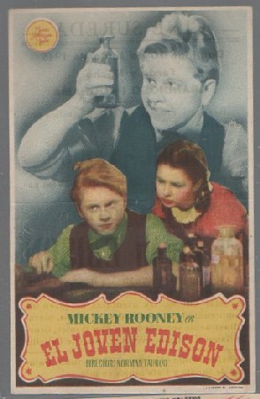 PROGRAMA DE CINE. EL JOVEN EDISON