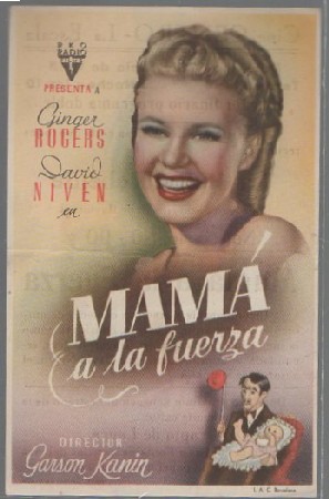 PROGRAMA DE CINE. MAMÁ A LA FUERZA