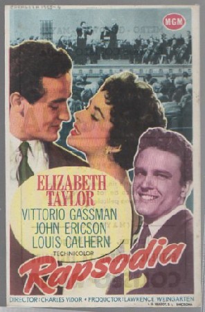 PROGRAMA DE CINE. RAPSODIA