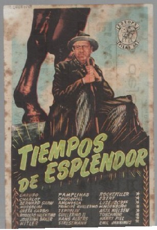PROGRAMA DE CINE. TIEMPOS DE ESPLENDOR