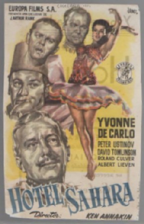 PROGRAMA DE CINE. HOTEL SAHARA