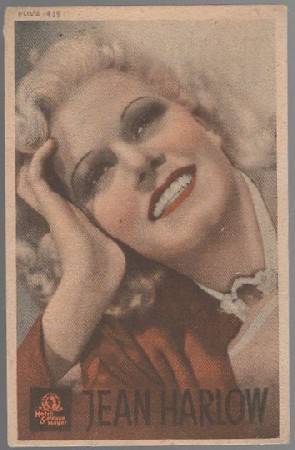 PROGRAMA DE CINE. JEAN HARLOW